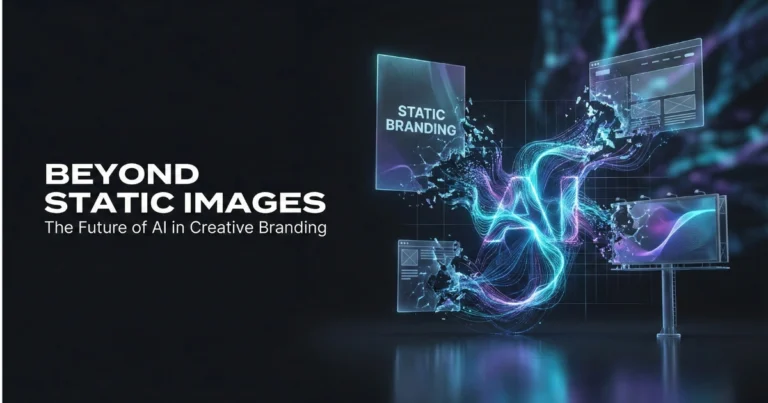 AI transforming static branding into dynamic creative visuals