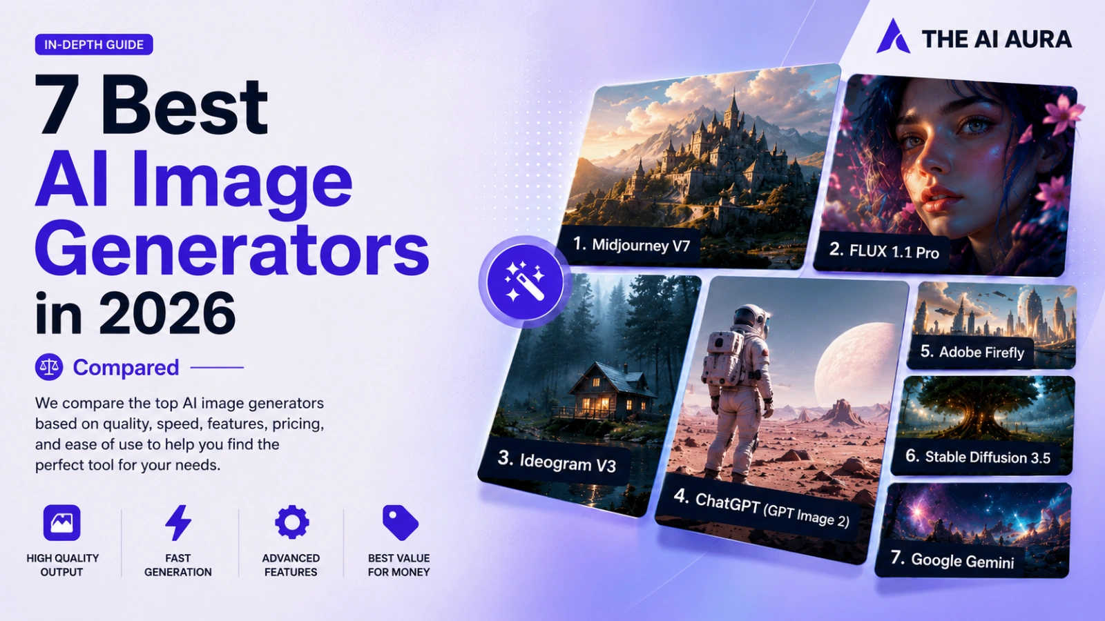 7 Best AI Image Generators in 2026