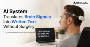 AI System Translates Brain Signals Into Written Text Without Surgery