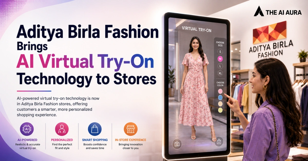 Aditya Birla Fashion introduces AI virtual try-on technology in stores for a personalized shopping experience.
