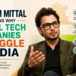 Anupam Mittal explains why global tech companies struggle in India, highlighting market diversity, price sensitivity, regulation, and local competition.