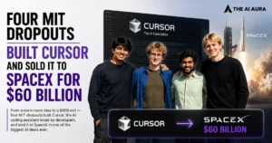 Four MIT dropouts build Cursor and sell the AI coding assistant to SpaceX for $60 billion.