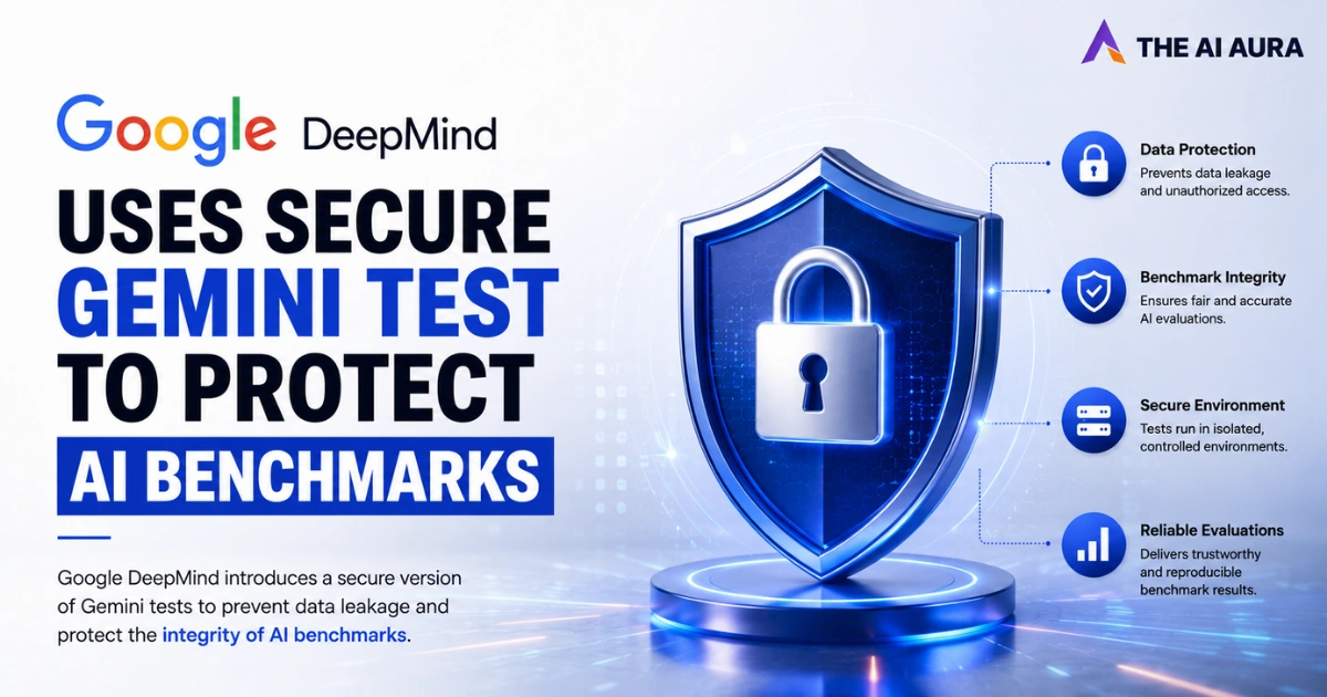 Google DeepMind’s secure Gemini test uses data protection and benchmark integrity measures to prevent AI benchmark data leakage.