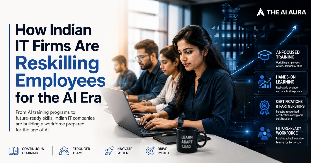 Indian IT professionals reskilling employees for the AI era through training, hands-on learning, certifications, and future-ready workforce programs.