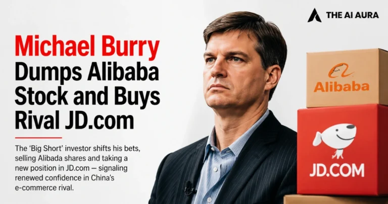Michael Burry sells Alibaba stock and buys a stake in JD.com, highlighting his shift in China’s e-commerce market.