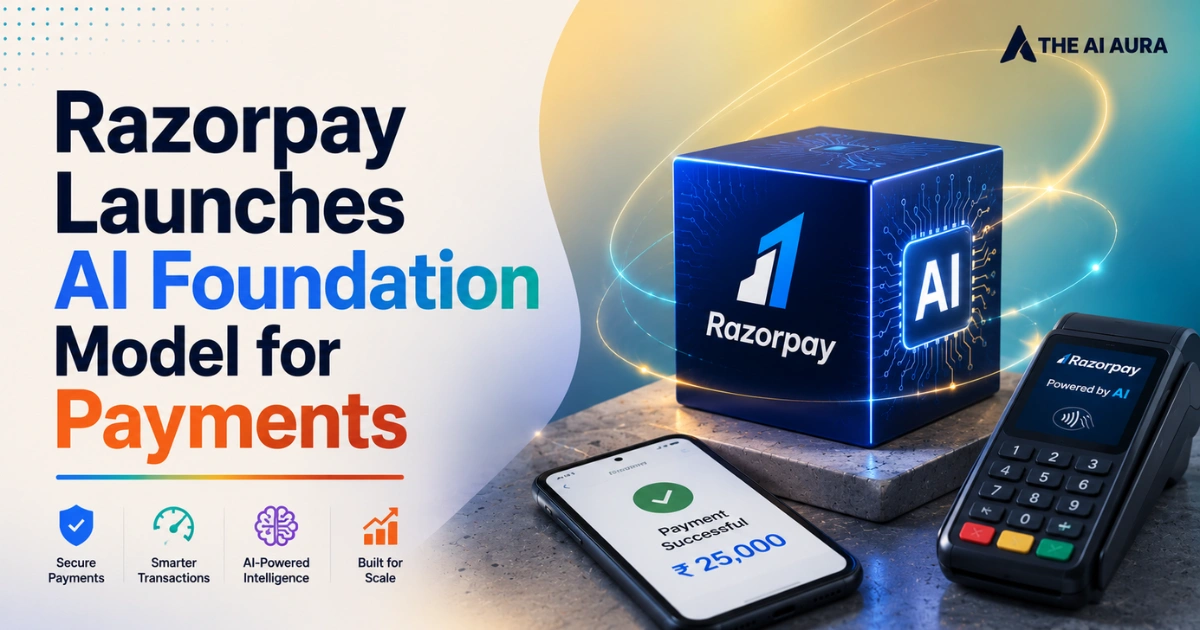 Razorpay launches an AI foundation model for payments, featuring an AI-powered payment terminal and successful digital transaction.
