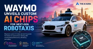 Waymo custom AI chips powering next-generation robotaxis for autonomous driving.