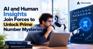 AI and human collaborate to explore prime number mysteries using mathematics and artificial intelligence.