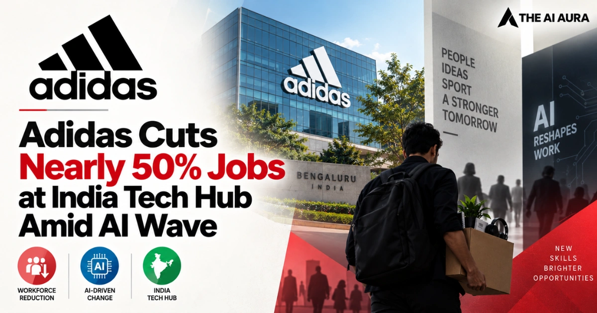 Adidas cuts nearly 50% of jobs at India tech hub amid AI wave.