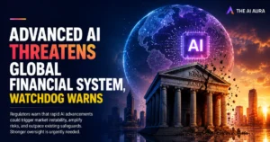 Advanced AI threatens the global financial system, with regulators warning of market instability and amplified risks.