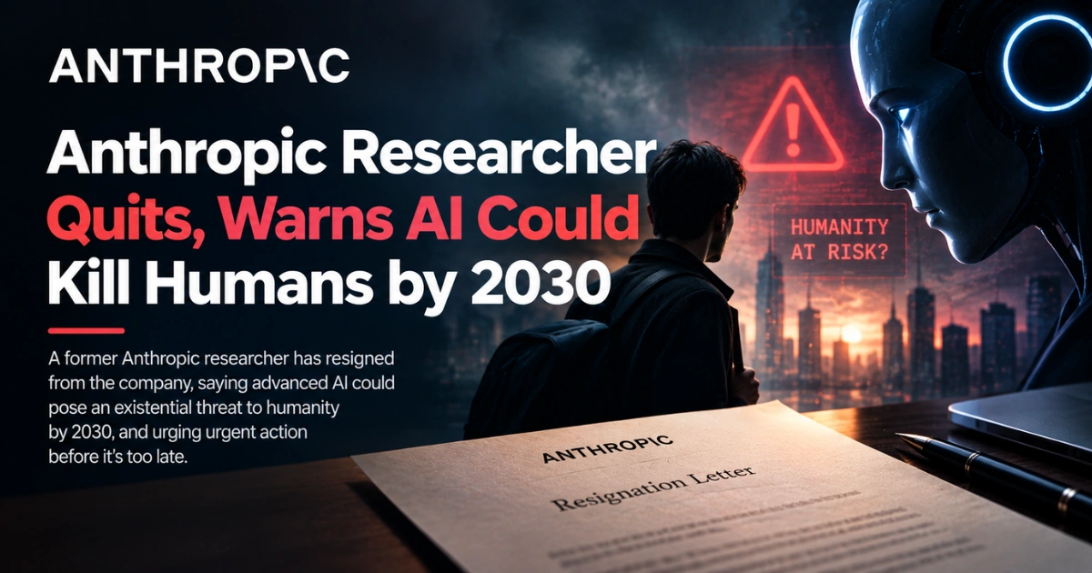Anthropic researcher warns AI could threaten humanity by 2030.