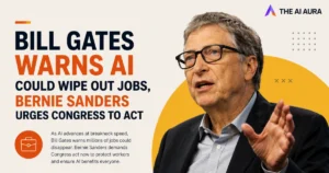 Bill Gates warns AI could eliminate jobs, while Bernie Sanders urges Congress to protect workers and ensure AI benefits everyone.