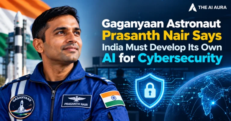 Gaganyaan astronaut Prasanth Nair highlights India’s need to develop its own AI for cybersecurity.