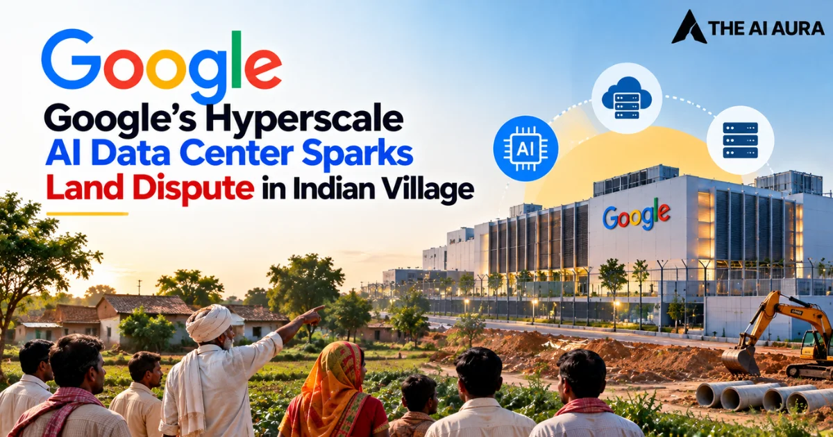 Google AI data center sparks land dispute in Indian village.