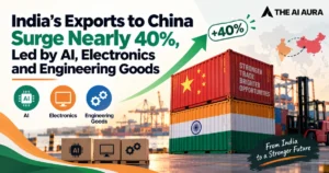 India’s exports to China surge nearly 40%, led by AI, electronics and engineering goods.