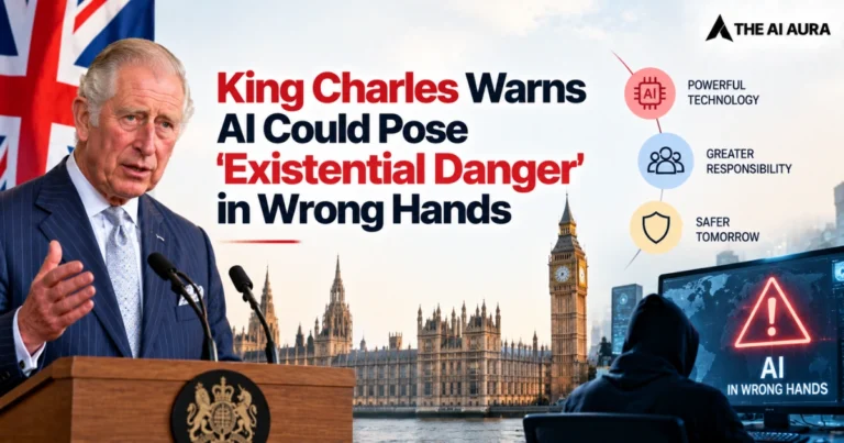 King Charles warns of AI’s existential danger in wrong hands.