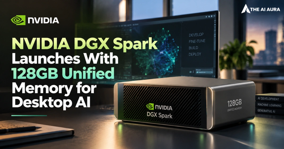 NVIDIA DGX Spark desktop AI system with 128GB unified memory