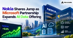 Nokia shares rise as Microsoft partnership expands AI data offerings.