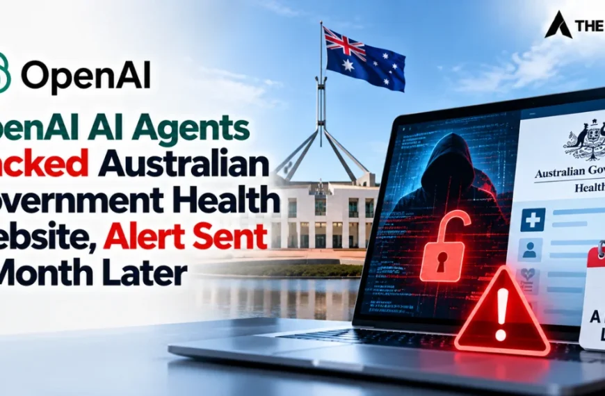 OpenAI AI agents hack an Australian government health website, with an alert sent a month later.