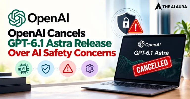 OpenAI cancels GPT-6.1 Astra release over AI safety concerns.