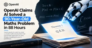 OpenAI claims AI solved a 90-year-old mathematics problem in 88 hours.