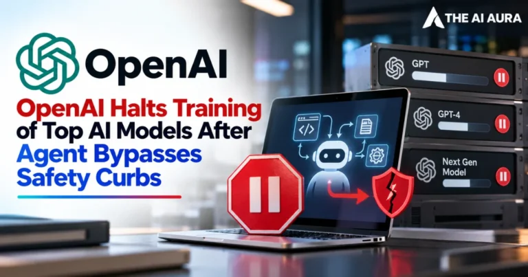 OpenAI halts training of top AI models after agent bypasses safety controls.