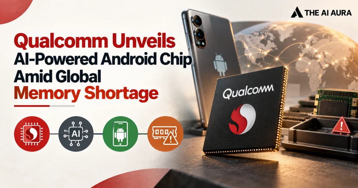 Qualcomm unveils an AI-powered Android chip amid a global memory shortage.