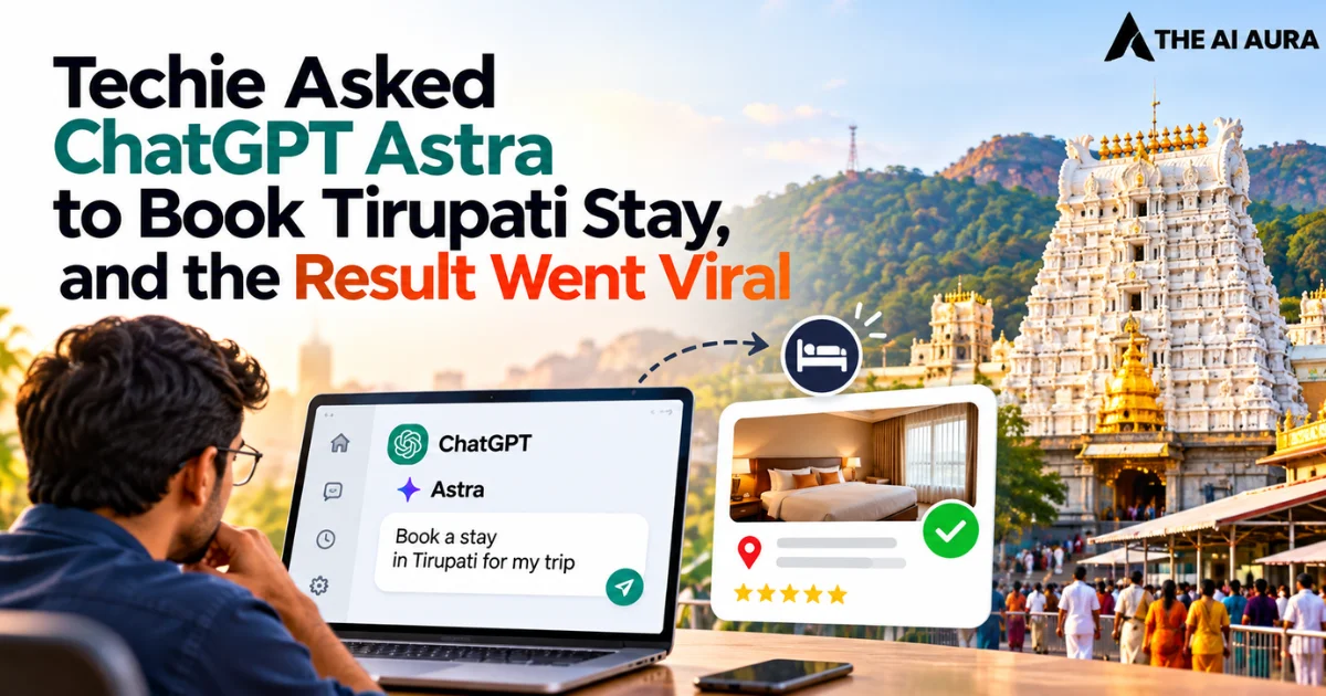 Techie uses ChatGPT Astra to book a Tirupati stay, with the result going viral.