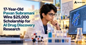 17-year-old Pavan Subramani wins a $25,000 scholarship for AI drug discovery research.