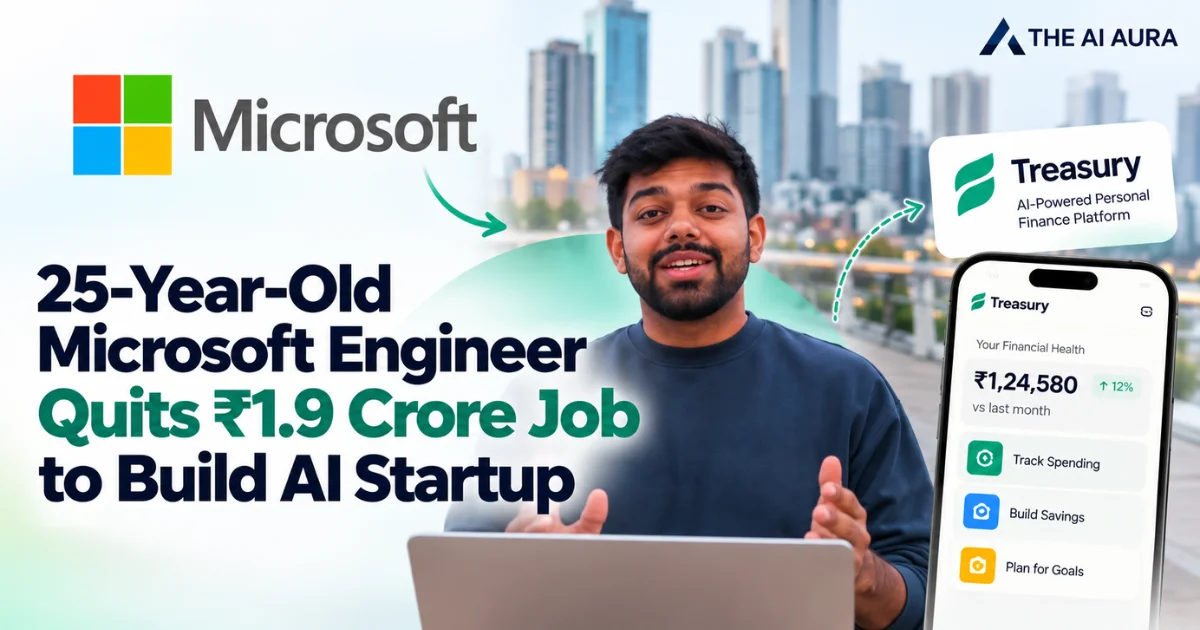 25-year-old Microsoft engineer quits a ₹1.9 crore job to build an AI startup.