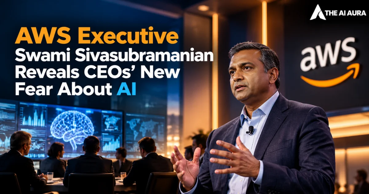 AWS executive Swami Sivasubramanian reveals CEOs’ growing concerns about AI.