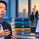 Andrew Ng emphasizes learning new skills to help workers adapt to AI-driven job disruption and prepare for changing workplace demands.