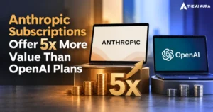 Anthropic subscriptions offer 5X more value than OpenAI plans.