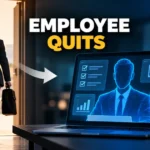 Employee quits his job while an AI avatar continues handling workplace tasks through connected business apps and automated workflows.