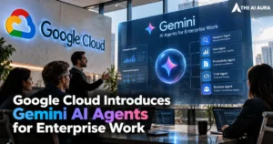 Google Cloud introduces Gemini AI agents for enterprise work, showcasing AI-powered tools for research, data analysis, productivity, coding, and business workflows.