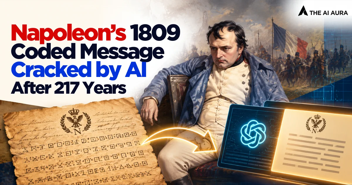 AI cracks Napoleon’s 1809 coded message after 217 years.