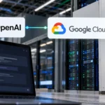 OpenAI models arrive on Google Cloud, showing the partnership between OpenAI and Google Cloud across data centre infrastructure and AI tools.